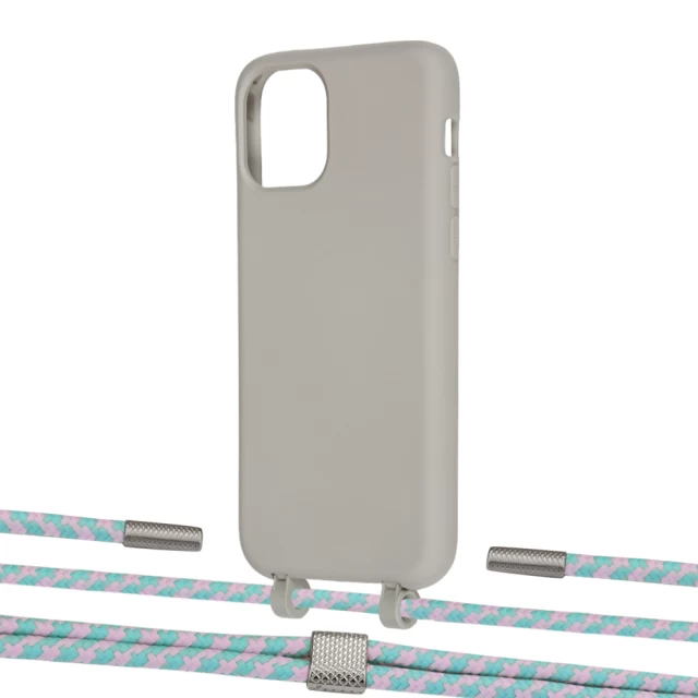 Чехол Upex Alter Eyelets for iPhone 11 Pro Anchor with Twine Turquoise and Fausset Silver (UP107129)