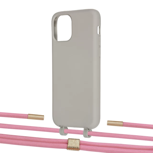 Чехол Upex Alter Eyelets for iPhone 11 Pro Anchor with Twine Coral and Fausset Gold (UP107135)