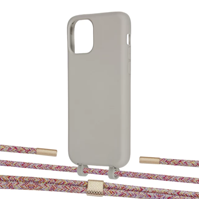 Чохол Upex Alter Eyelets for iPhone 11 Pro Anchor with Twine Mulberry and Fausset Gold (UP107142)