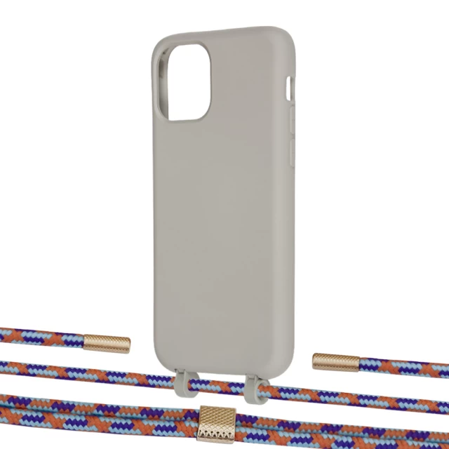 Чехол Upex Alter Eyelets for iPhone 11 Pro Anchor with Twine Blue Sunset and Fausset Gold (UP107145)