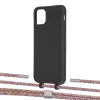 Чохол Upex Alter Eyelets for iPhone 11 Pro Max Onyx with Twine Mulberry and Fausset Silver (UP107176)