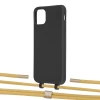 Чохол Upex Alter Eyelets for iPhone 11 Pro Max Onyx with Twine Sunflower and Fausset Gold (UP107189)