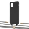 Чехол Upex Alter Eyelets for iPhone 11 Pro Max Onyx with Twine Gray and Fausset Gold (UP107191)