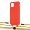 Чохол Upex Alter Eyelets for iPhone 11 Pro Max Red with Twine Sunflower and Fausset Matte Black (UP107206)