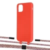 Чехол Upex Alter Eyelets for iPhone 11 Pro Max Red with Twine Mulberry and Fausset Matte Black (UP107210)