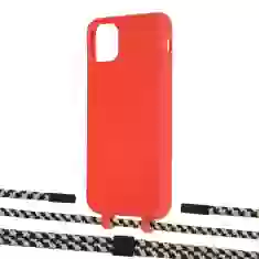 Чохол Upex Alter Eyelets for iPhone 11 Pro Max Red with Twine Copper and Fausset Matte Black (UP107212)