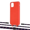 Чехол Upex Alter Eyelets for iPhone 11 Pro Max Red with Twine Blue Marine and Fausset Matte Black (UP107215)