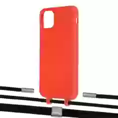 Чехол Upex Alter Eyelets for iPhone 11 Pro Max Red with Twine Black  and Fausset Silver (UP107217)