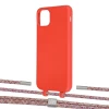 Чехол Upex Alter Eyelets for iPhone 11 Pro Max Red with Twine Mulberry and Fausset Silver (UP107227)