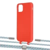 Чохол Upex Alter Eyelets for iPhone 11 Pro Max Red with Twine Turquoise and Fausset Silver (UP107231)