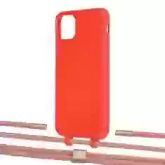 Чехол Upex Alter Eyelets for iPhone 11 Pro Max Red with Twine Cantaloupe and Fausset Gold (UP107239)