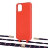 Чохол Upex Alter Eyelets for iPhone 11 Pro Max Red with Twine Blue Marine and Fausset Gold (UP107249)