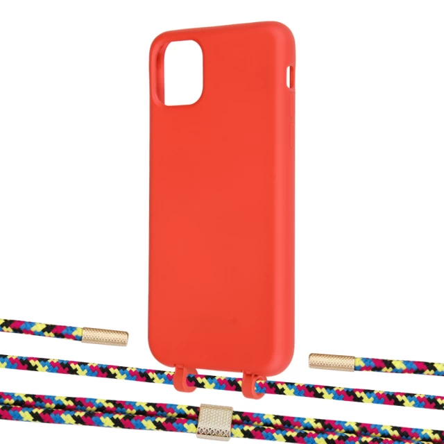 Чехол Upex Alter Eyelets for iPhone 11 Pro Max Red with Twine Critical Camouflage and Fausset Gold (UP107250)