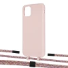 Чехол Upex Alter Eyelets for iPhone 11 Pro Max Crepe with Twine Mulberry and Fausset Matte Black (UP107261)