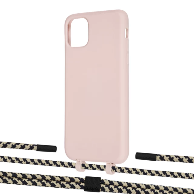 Чехол Upex Alter Eyelets for iPhone 11 Pro Max Crepe with Twine Copper and Fausset Matte Black (UP107263)