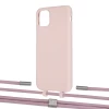 Чохол Upex Alter Eyelets for iPhone 11 Pro Max Crepe with Twine Rose Gold and Fausset Silver (UP107270)