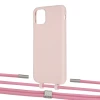 Чехол Upex Alter Eyelets for iPhone 11 Pro Max Crepe with Twine Coral and Fausset Silver (UP107271)