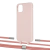 Чехол Upex Alter Eyelets for iPhone 11 Pro Max Crepe with Twine Cantaloupe and Fausset Silver (UP107273)