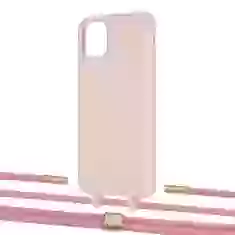 Чохол Upex Alter Eyelets for iPhone 11 Pro Max Crepe with Twine Coral and Fausset Gold (UP107288)