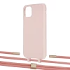 Чохол Upex Alter Eyelets for iPhone 11 Pro Max Crepe with Twine Cantaloupe and Fausset Gold (UP107290)