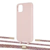 Чехол Upex Alter Eyelets for iPhone 11 Pro Max Crepe with Twine Mulberry and Fausset Gold (UP107295)