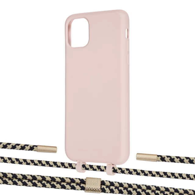 Чохол Upex Alter Eyelets for iPhone 11 Pro Max Crepe with Twine Copper and Fausset Gold (UP107297)