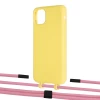 Чехол Upex Alter Eyelets for iPhone 11 Pro Max Daffodil with Twine Coral and Fausset Matte Black (UP107305)