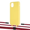 Чехол Upex Alter Eyelets for iPhone 11 Pro Max Daffodil with Twine Red and Fausset Matte Black (UP107306)