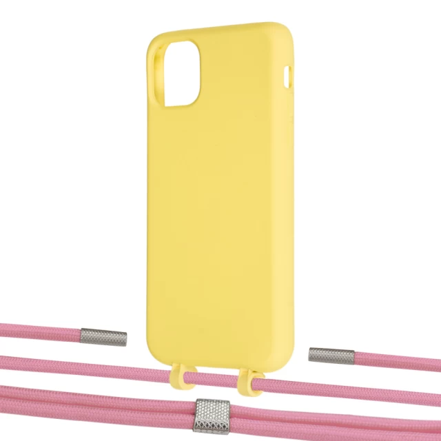 Чехол Upex Alter Eyelets for iPhone 11 Pro Max Daffodil with Twine Coral and Fausset Silver (UP107322)