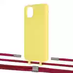 Чехол Upex Alter Eyelets for iPhone 11 Pro Max Daffodil with Twine Red and Fausset Silver (UP107323)