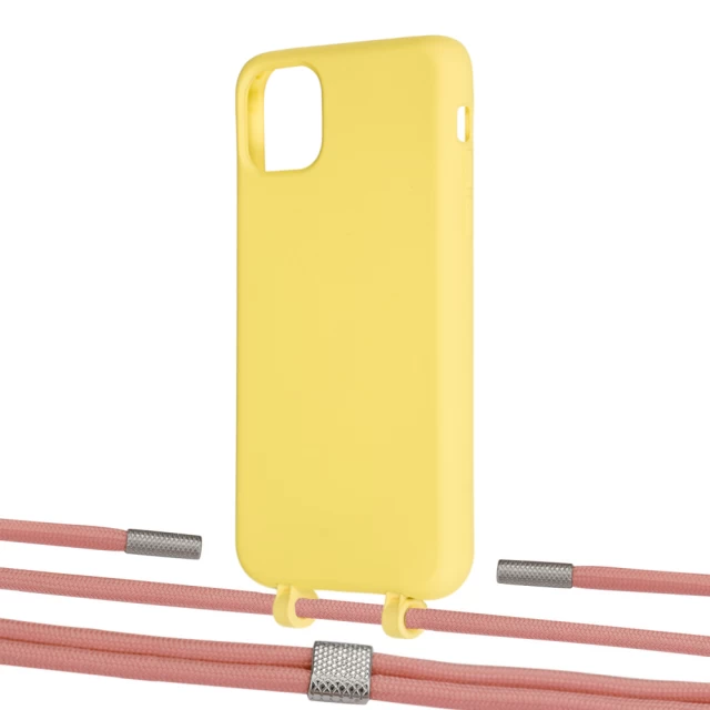 Чохол Upex Alter Eyelets for iPhone 11 Pro Max Daffodil with Twine Cantaloupe and Fausset Silver (UP107324)