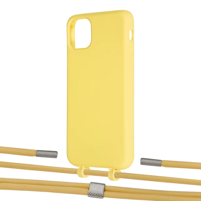 Чехол Upex Alter Eyelets for iPhone 11 Pro Max Daffodil with Twine Sunflower and Fausset Silver (UP107325)