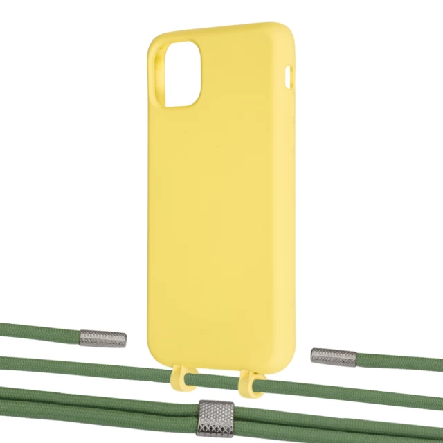 Чехол Upex Alter Eyelets for iPhone 11 Pro Max Daffodil with Twine Mint and Fausset Silver (UP107328)