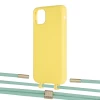 Чехол Upex Alter Eyelets for iPhone 11 Pro Max Daffodil with Twine Pistachio and Fausset Gold (UP107343)