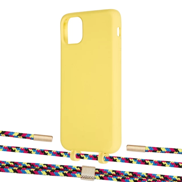 Чохол Upex Alter Eyelets for iPhone 11 Pro Max Daffodil with Twine Critical Camouflage and Fausset Gold (UP107352)