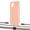 Чехол Upex Alter Eyelets for iPhone 11 Pro Max Tangerine with Twine Gray and Fausset Matte Black (UP107361)