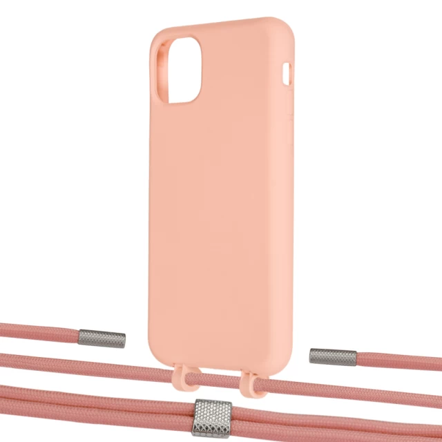 Чехол Upex Alter Eyelets for iPhone 11 Pro Max Tangerine with Twine Cantaloupe and Fausset Silver (UP107375)