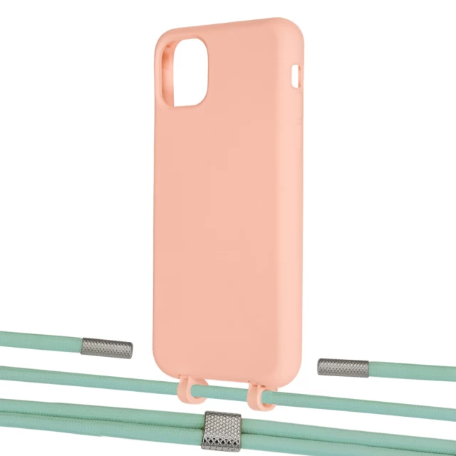 Чехол Upex Alter Eyelets for iPhone 11 Pro Max Tangerine with Twine Pistachio and Fausset Silver (UP107377)