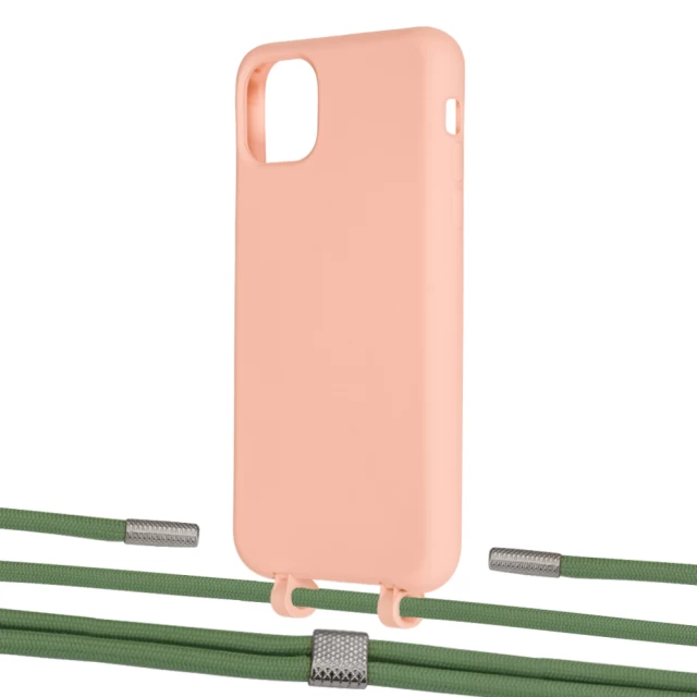 Чехол Upex Alter Eyelets for iPhone 11 Pro Max Tangerine with Twine Mint and Fausset Silver (UP107379)