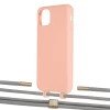 Чохол Upex Alter Eyelets for iPhone 11 Pro Max Tangerine with Twine Gray and Fausset Gold (UP107395)