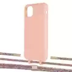 Чехол Upex Alter Eyelets for iPhone 11 Pro Max Tangerine with Twine Mulberry and Fausset Gold (UP107397)