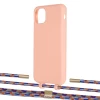 Чохол Upex Alter Eyelets for iPhone 11 Pro Max Tangerine with Twine Blue Sunset and Fausset Gold (UP107400)