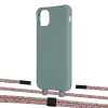 Чохол Upex Alter Eyelets for iPhone 11 Pro Max Basil with Twine Mulberry and Fausset Matte Black (UP107414)