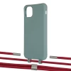 Чехол Upex Alter Eyelets for iPhone 11 Pro Max Basil with Twine Red and Fausset Silver (UP107425)