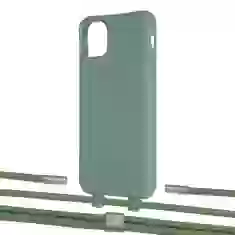 Чехол Upex Alter Eyelets for iPhone 11 Pro Max Basil with Twine Mint and Fausset Silver (UP107430)