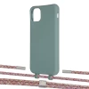 Чохол Upex Alter Eyelets for iPhone 11 Pro Max Basil with Twine Mulberry and Fausset Silver (UP107431)