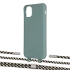 Чохол Upex Alter Eyelets for iPhone 11 Pro Max Basil with Twine Copper and Fausset Silver (UP107433)