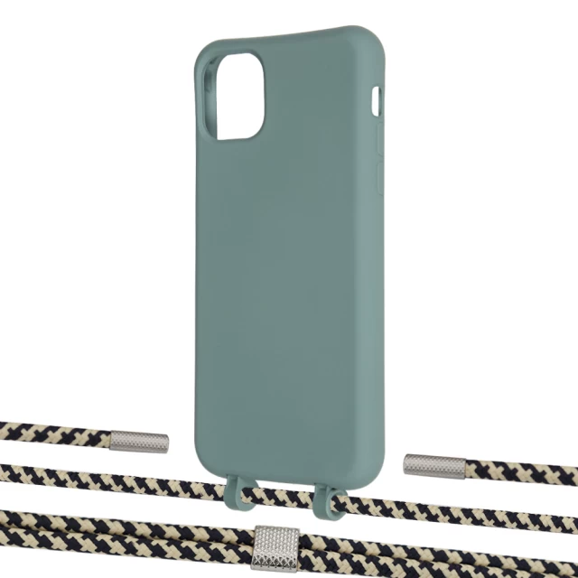 Чехол Upex Alter Eyelets for iPhone 11 Pro Max Basil with Twine Copper and Fausset Silver (UP107433)