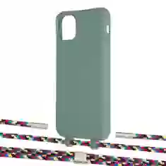 Чохол Upex Alter Eyelets for iPhone 11 Pro Max Basil with Twine Critical Camouflage and Fausset Silver (UP107437)