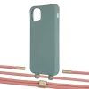 Чохол Upex Alter Eyelets for iPhone 11 Pro Max Basil with Twine Cantaloupe and Fausset Gold (UP107443)